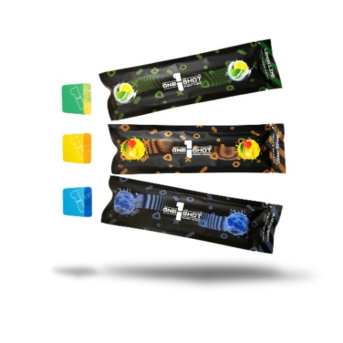 Energy Chew Sample Pack | 75mg Caffeine per Piece (18 Pieces - Pick Your Flavors) - Orange Mango / Blue Raspberry / Toxic Limeade