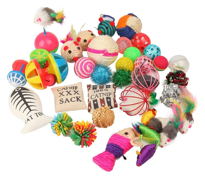 Fashion's Talk Cat Toys Variety Pack for Kitty 20 Pieces - 