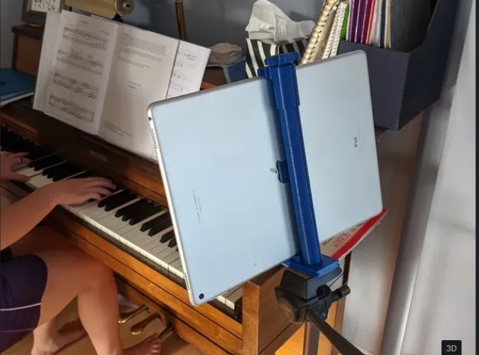 Tripod Mount For Tablet and Phone - Hot Pink