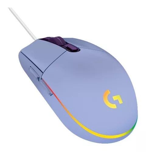 Mouse gamer Logitech  G Series Lightsync G203 lila
