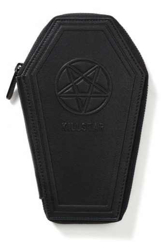 Casey Coffin Wallet [B] | One Size / Black / 50% PU 50% Microfiber