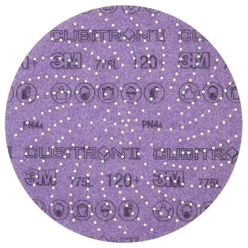 3M Xtract Cubitron II Hookit Clean Sanding Film Disc 775L, 5 in, 15 Piece Multi-Pack Hook and Loop S - 5 in, 80+ 120+ 150+ 180+ 220+