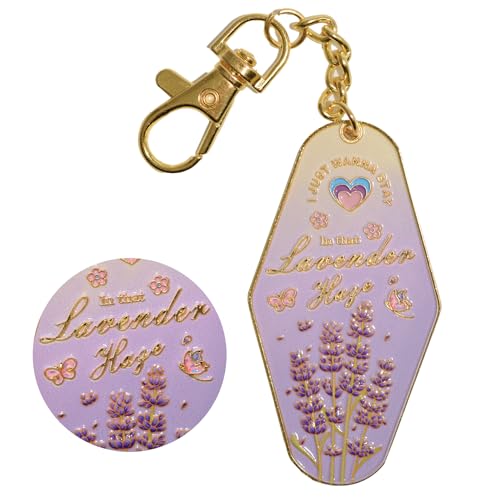 Taylor Merch Gifts Keychain - Reputation inspired, Fashionable & Durable, Multipurpose Decorative Gift for Music Enthusiasts - Lavender Haze