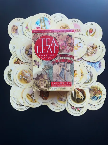 Tea Leaf Fortune Cards by Rae Hepburn | Oracle deck | Divination Cards | Fortune Telling Cards