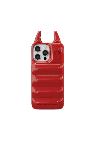 The Puffer Case® - Devil in Red | iPhone 15 Pro Max