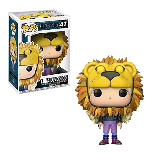 Funko Pop Movies: Harry Potter - Luna Lovegood W/Lion Head Collectable Figure