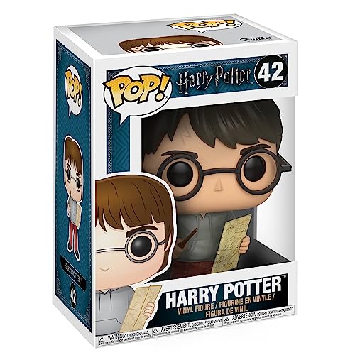 Funko Pop Movies Potter-Harry w/Marauders Map w Toy - Standard