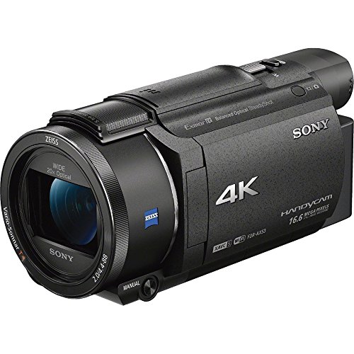 Sony FDRAX53/B 4K HD Video Recording Camcorder (Black) - Base