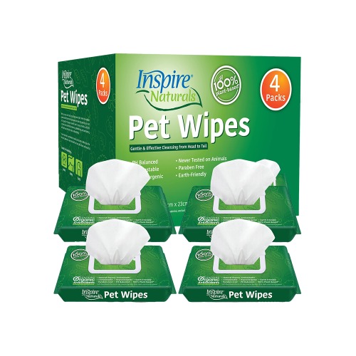 Inspire Naturals Pet Wipes 200 Count