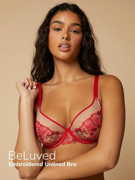 Luvlette BeLuved Embroidered Unlined Bra