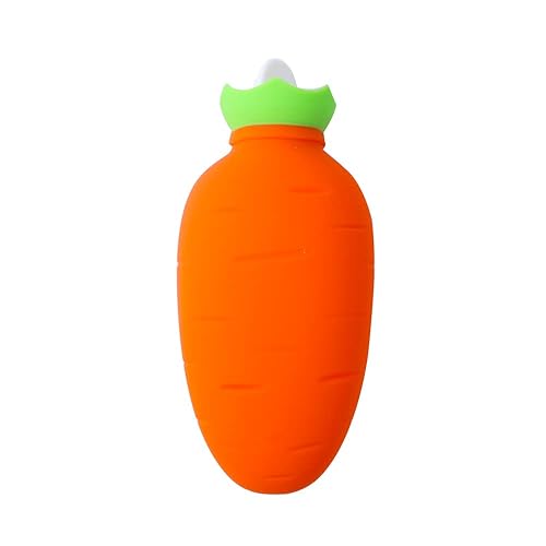 Carrot-shaped hot/cold water bottle