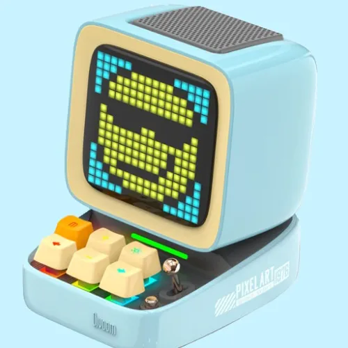 Divoom Ditoo-Pro Retro Pixel Art Bluetooth Speaker | blue
