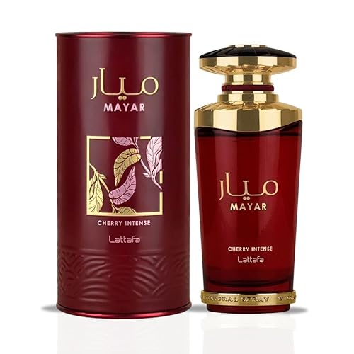 Lattafa Mayar Cherry Intense for Unisex Eau de Parfum Spray, 3.4 Ounce / 100 ml - Vanilla