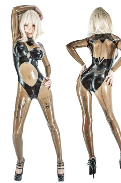 Bad girl catsuit by Fantastic Rubber made to measure