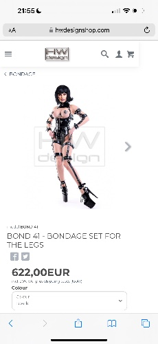 BOND 41 - BONDAGE SET FOR THE LEGS