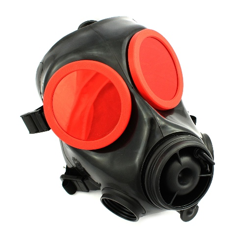 Red glasses for FM12 gas mask
