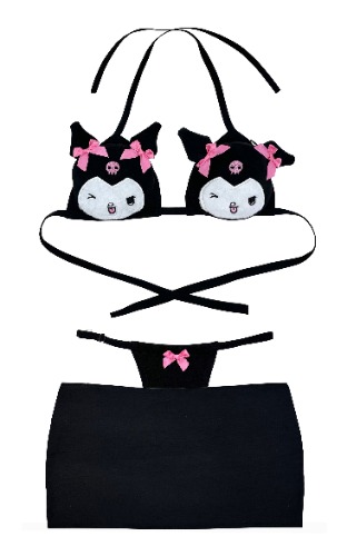 KUROMI BIKINI SET PINK