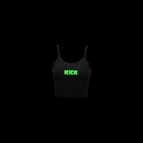KICK_Crop_Tank | Black / M
