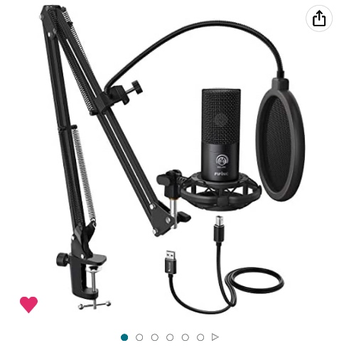 Amazon.com: FIFINE Studio Condenser USB Microphone Computer PC Microphone Kit with Adjustable Scissor Arm Stand Shock Mount for Instruments Voice Overs Recording Podcasting YouTube Karaoke Gaming Streaming-T669 : Everything Else