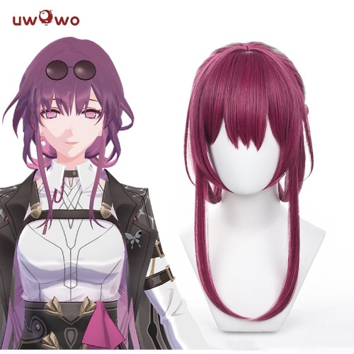 【Pre-sale】Uwowo Honkai Star Rail Cosplay Wig Kafka Cosplay Wig Red Purple Long Hair