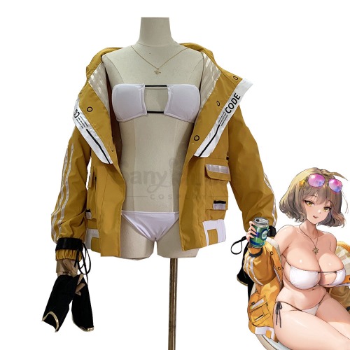 【Custom-Tailor】Game Goddess of Victory: NIKKE Cosplay Sparkling Summer Anis Cosplay Costume Swimsuit - Custom-Tailor