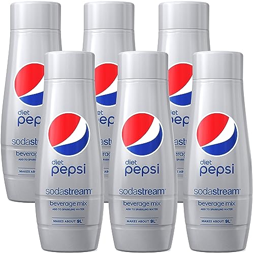 SodaStream® Diet Pepsi® Beverage Mix (440ml, Pack of 6) - Pepsi - Diet Pepsi - 14.9 Fl Oz (Pack of 6)