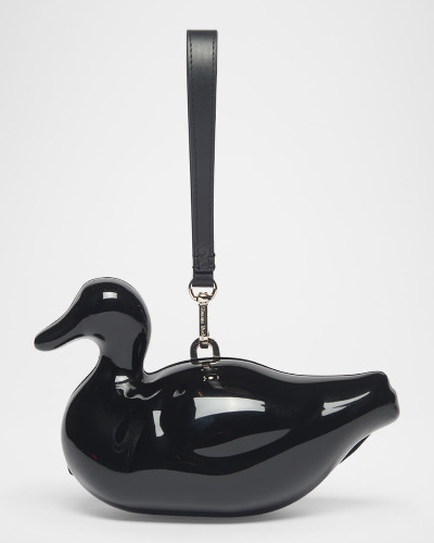 Duck Patent Leather Wristlet 