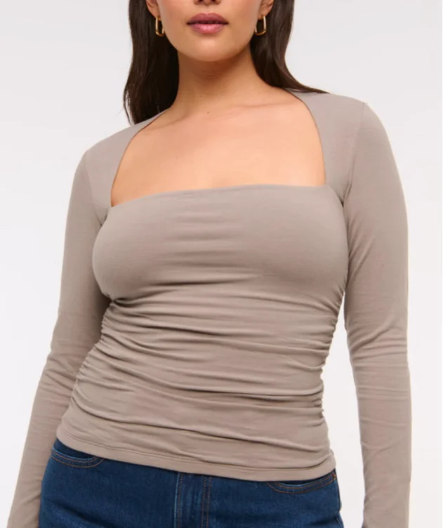 The A&F Ava Long-Sleeve Top