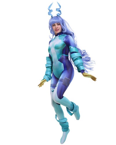 miccostumes Women's Anime Hero 3D Printed Bodysuit Cosplay Costume with Accessories - Small Multicolored