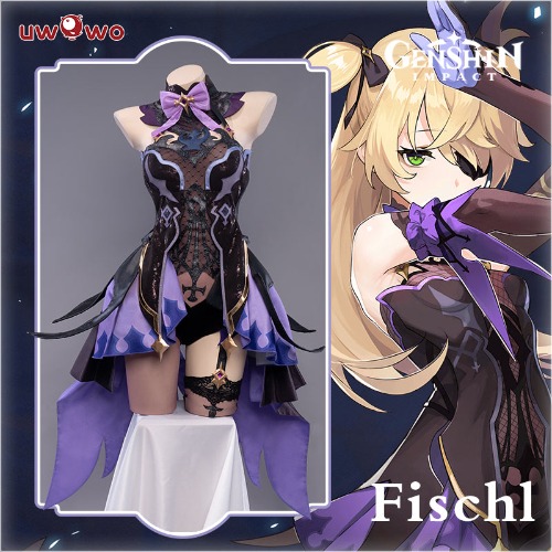 Uwowo Game Genshin Impact Cosplay Fischl Prinzessin der Verurteilung Cosplay Costume - 【Pre-sale】S