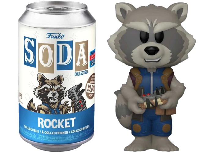 Rocket [Fall Con] - (Common) [Funko Soda] - [EUC] - Used - Excellent