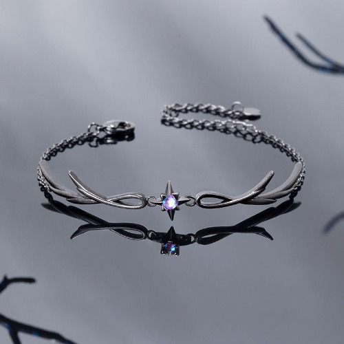The Night Crown Bangle Bracelet