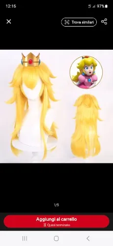 Princess Peach Wig