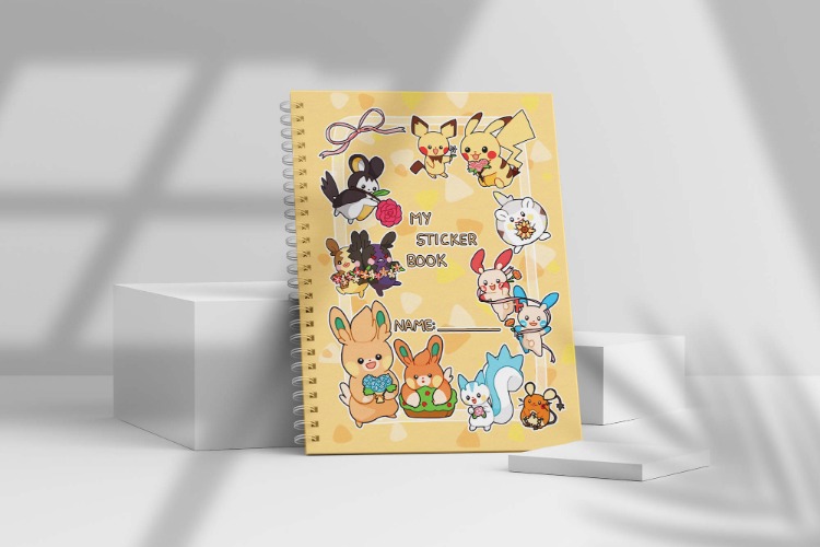 [PREORDER] A5 Stickerbook - Pikachu and Friends