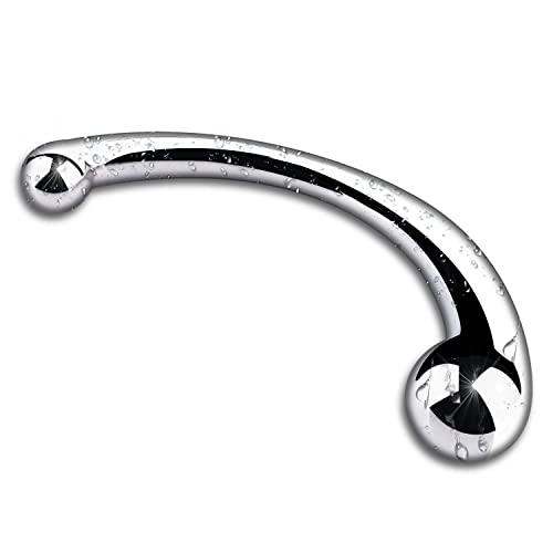 Pure G Spot Metal Wand Anal Prostate Massage Stick Polished Steel Massager Hard Dildo 692 G - 692 G