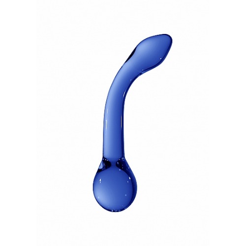Chrystalino G-Rider Glass Dildo - Blue