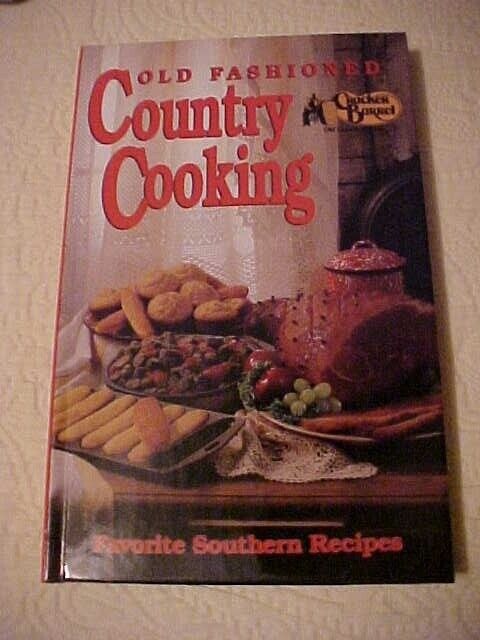 Livre de recettes de recettes de cuisine du sud à l'ancienne baril de craquelins cuisine de campagne