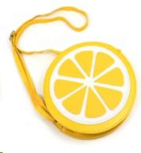 AUEAR, Cute Ladybug Purse Mini Pu Leather Crossbody Bag Wallet Pouch for Women and Girls - Yellow Lemon