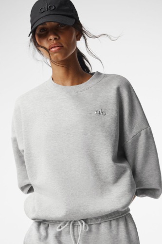Accolade Crew Neck Pullover - Athletic Heather Grey | Athletic Heather Grey / L