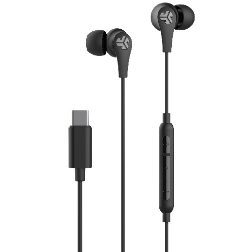 JBuds Pro USB-C Wired Earbuds - Black