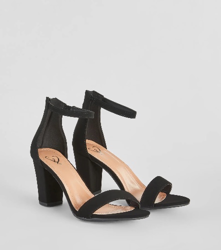 Smooth And Sleek Block Heels | BLACK / 8.5