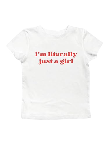 SOLY HUX Women's Y2k Letter Print T Shirt Short Sleeve Round Neck Tee Crop Tops - Small - White Letter