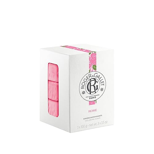 Roger&Gallet Rose Soap 3 x 100g - Rose - 100 g (Pack of 3)