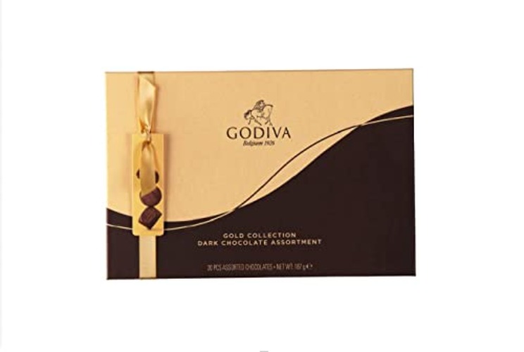 Godiva All Dark Chocolate Assortment, 20pc