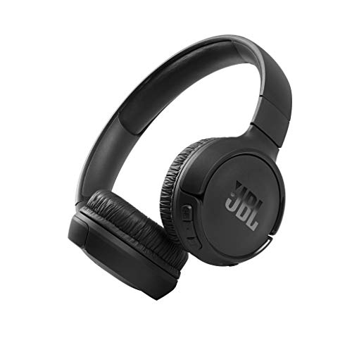 JBL Tune 510BT – Bluetooth Over-Ear Kopfhörer in Schwarz – Faltbare Headphones mit Freisprechfunktion – Kompatibel mit Sprachassistenten – Lange Laufzeit von bis zu 40 Stunden - Schwarz - Single