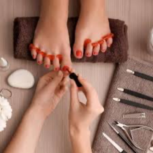 Pedicure and nail paint 🎨 