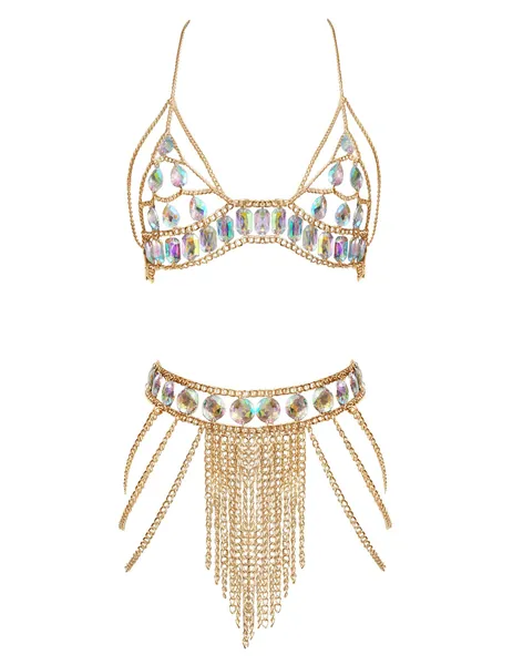 Connie Cloris Women's Sexy Suit Body Chain