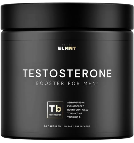 21,800mg Testosterone Booster for Men 8X Strength w. Ashwagandha, Tongkat Ali, Pycnogenol, Tribulus - Total T Male Enhancing Test Booster + Muscle Builder Workout Testosterone Supplement for Men