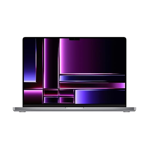 Apple 2023 MacBook Pro Laptop with Apple M2 Pro chip with 12‑core CPU and 19‑core GPU: 16.2-inch Liquid Retina XDR Display, 16GB Unified Memory, 512GB SSD Storage. Works with iPhone/iPad; Space Gray - Apple M2 Pro Chip - Space Gray - 512 GB