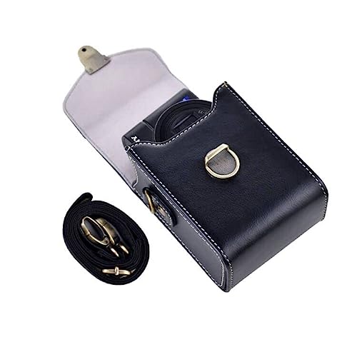 Rieibi Camera Case for Sony RX100 & HX Series - Retro Leather Case for Ricoh GR IIIx/Ricoh GR III II/Canon G7X II/G7X III / SX720/SX730/SX740 / G9X/G9X II - Black - Black